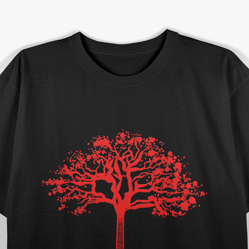 Electric Guitar Tree – Cool Musician Design T-Shirt