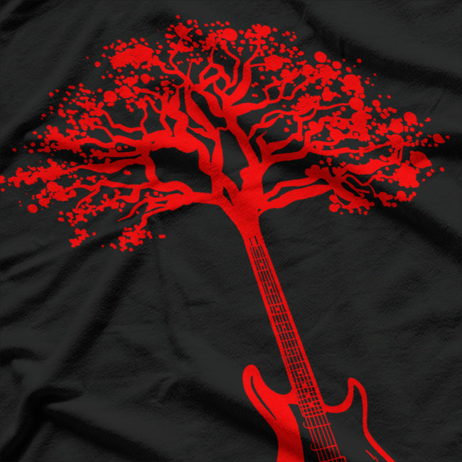 Electric Guitar Tree – Cool Musician Design T-Shirt