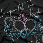 Imagine All the People: Peace & Love T-Shirt