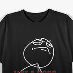 Like a Boss Stick Figure Meme T-Shirt