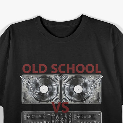 Old vs New School - Classic Retro Nostalgic T-Shirt