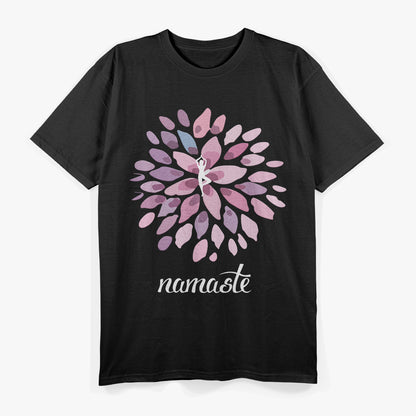 Namaste: Yoga, Lotus & Om Meditation T-Shirt