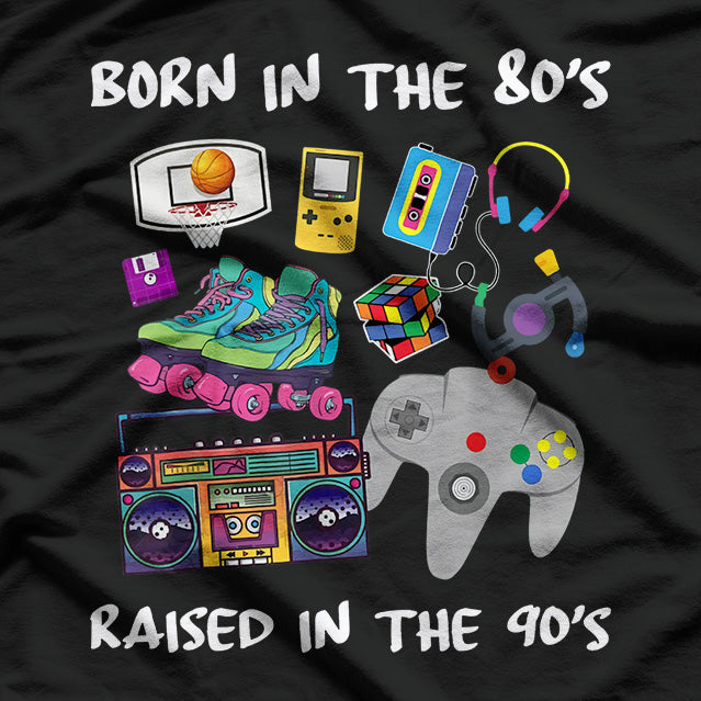 Vintage Retro - Born in the 80s Nostalgic T-Shirt