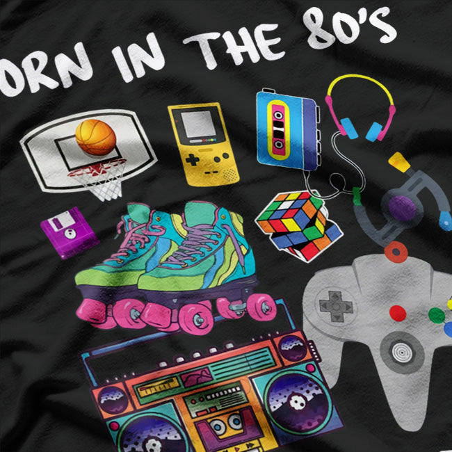 Vintage Retro - Born in the 80s Nostalgic T-Shirt