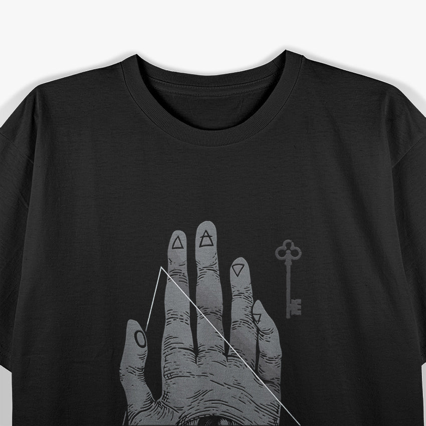 Hand of the Mysteries: Sacred Alchemy & Occult Geometry T-Shirt