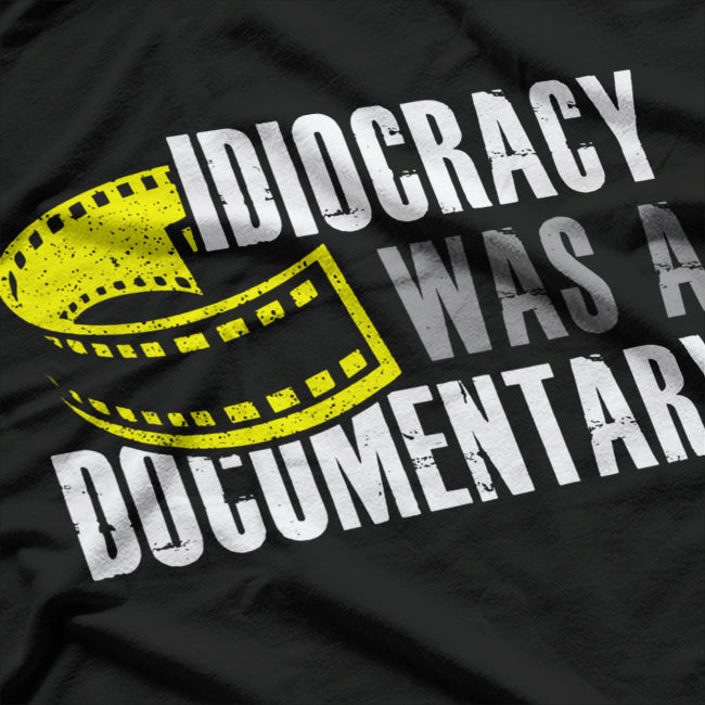 Idiocracy Was a Documentary Funny Political T-Shirt