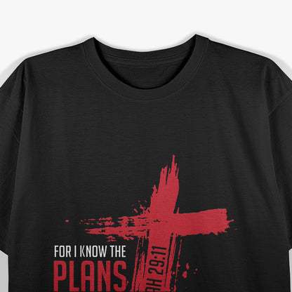 Jeremiah 29:11 – Christian Religious Bible Verse Cross T-Shirt