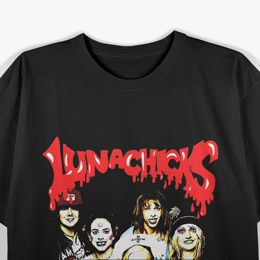 Lunachicks American Punk Rock Band Vintage Logo Music T-Shirt