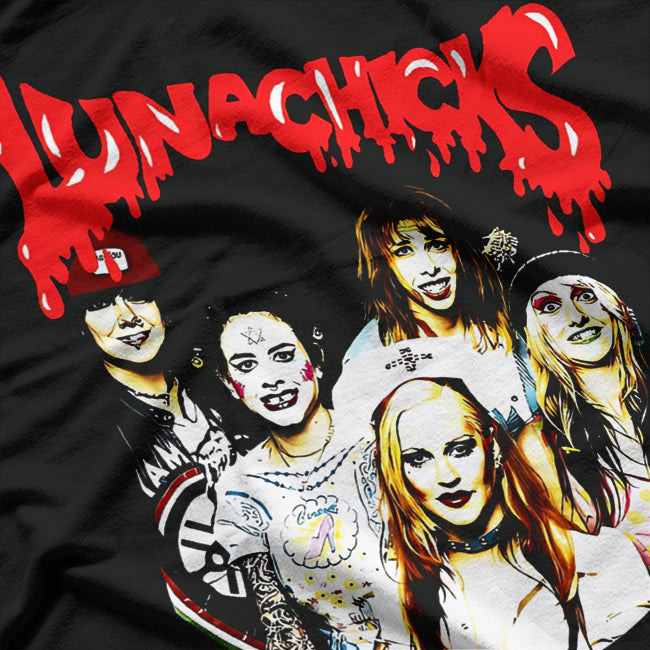 Lunachicks American Punk Rock Band Vintage Logo Music T-Shirt