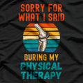 Physical Therapy Warrior: Knee Replacement Recovery T-Shirt