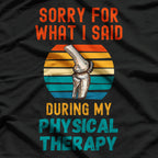 Physical Therapy Warrior: Knee Replacement Recovery T-Shirt