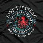 Ocean Conservation – Please Keep the Sea Plastic-Free Eco T-Shirt