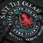 Ocean Conservation – Please Keep the Sea Plastic-Free Eco T-Shirt