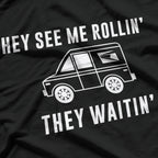 USPS They See Me Rollin' They Waitin': Funny Mail Carrier T-Shirt