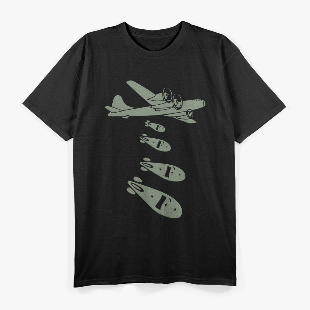 Dropping F-Bombs: Funny Explosive Humor T-Shirt