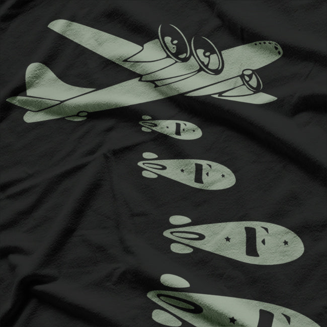 Dropping F-Bombs: Funny Explosive Humor T-Shirt