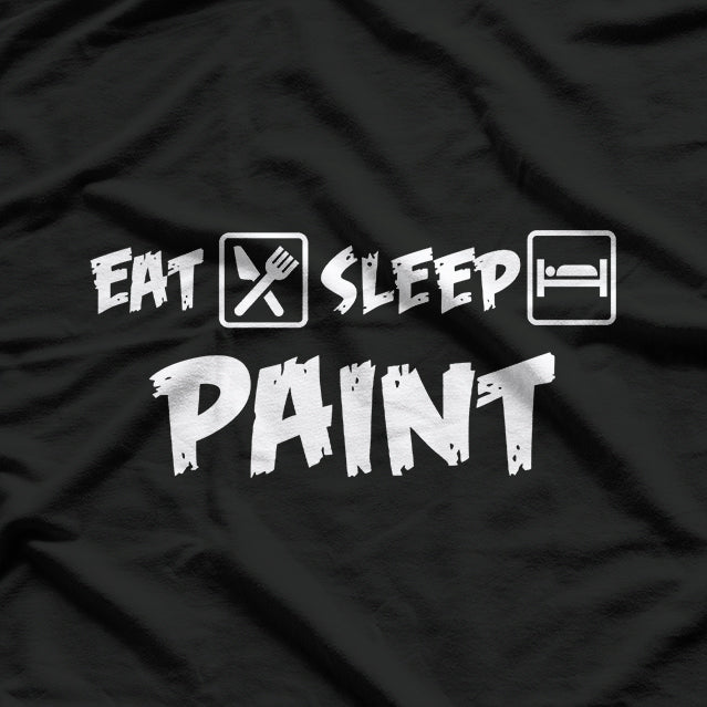 Eat Sleep Paint Repeat Artist T-Shirt