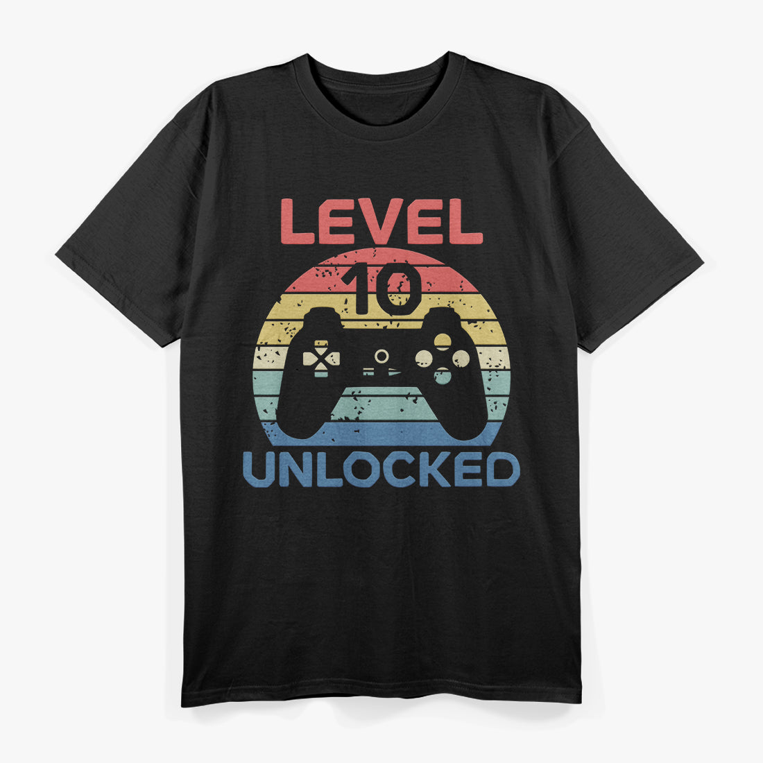 Level 10 Unlocked: Epic Gamer Birthday T-Shirt