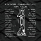 Memorare Prayer: Mary, Mother of Mercy T-Shirt
