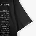 Memorare Prayer: Mary, Mother of Mercy T-Shirt