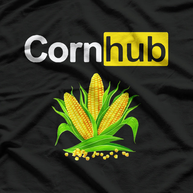 CornHub Funny Parody Farmer T-Shirt