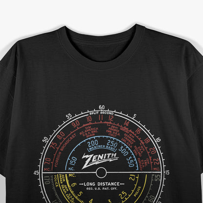 Ham Radio Zenith Dial Vintage T-Shirt