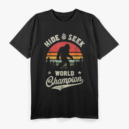 Bigfoot Hide and Seek World Champion – Funny Sasquatch T-Shirt
