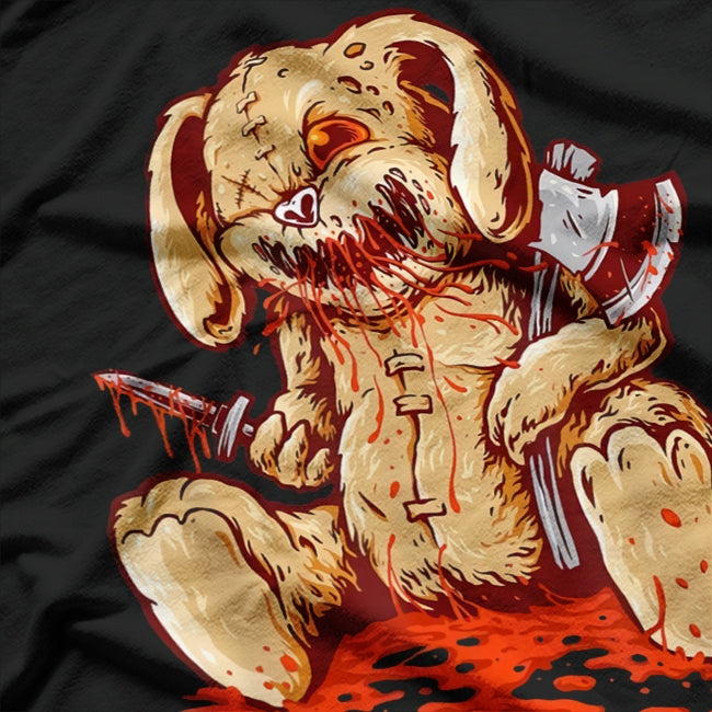 Creepy Bloody Rabbit Doll: Horror Vibes T-Shirt