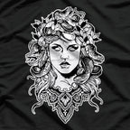 Medusa's Portrait – Cool Greek Mythology Ancient Art T-Shirt