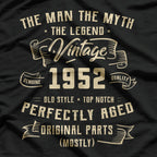 Man. Myth. Legend. Born in 1952 T-Shirt