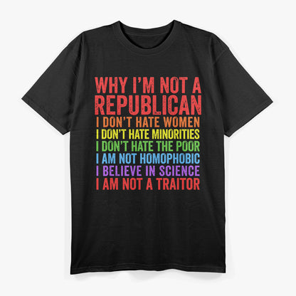 Why I’m Not a Republican: Question Everything T-Shirt