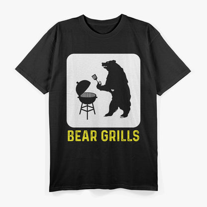 Bear Grills Funny Camping & BBQ T-Shirt