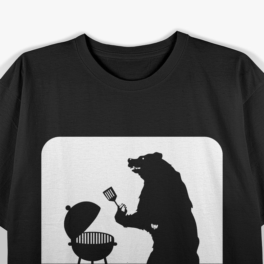 Bear Grills Funny Camping & BBQ T-Shirt