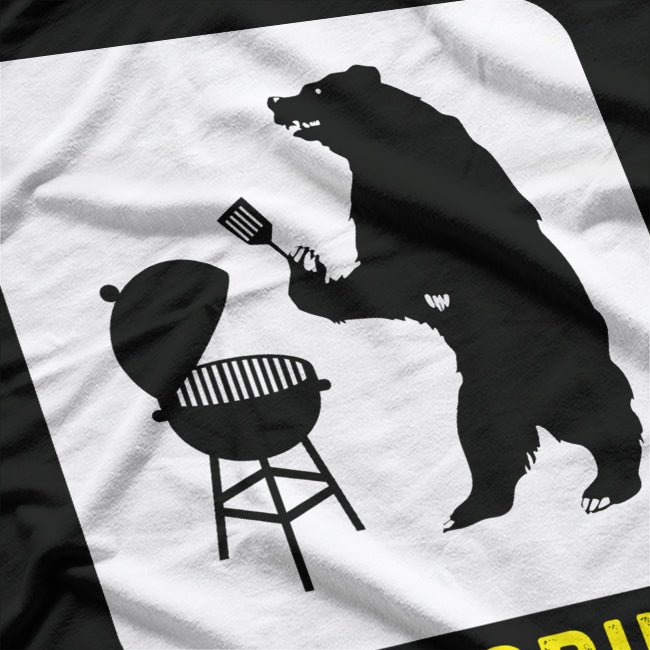 Bear Grills Funny Camping & BBQ T-Shirt