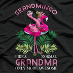 Grandmingo: The Coolest Grandmother Flamingo T-Shirt