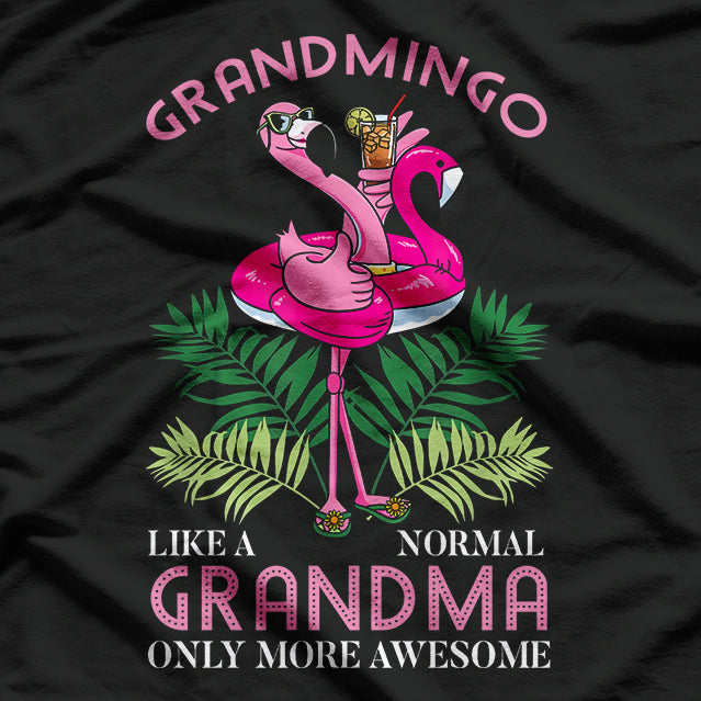 Grandmingo: The Coolest Grandmother Flamingo T-Shirt