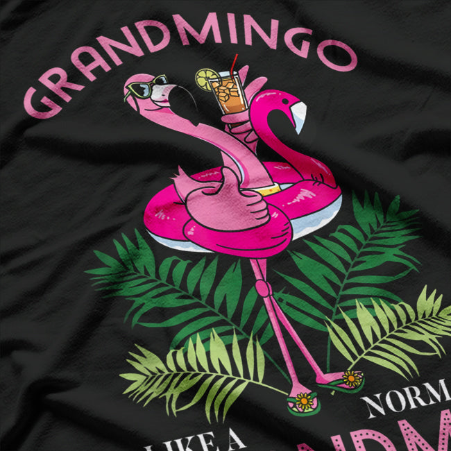 Grandmingo: The Coolest Grandmother Flamingo T-Shirt