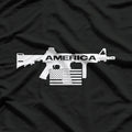 America Gun: Bold Second Amendment Pride T-Shirt