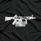 America Gun: Bold Second Amendment Pride T-Shirt