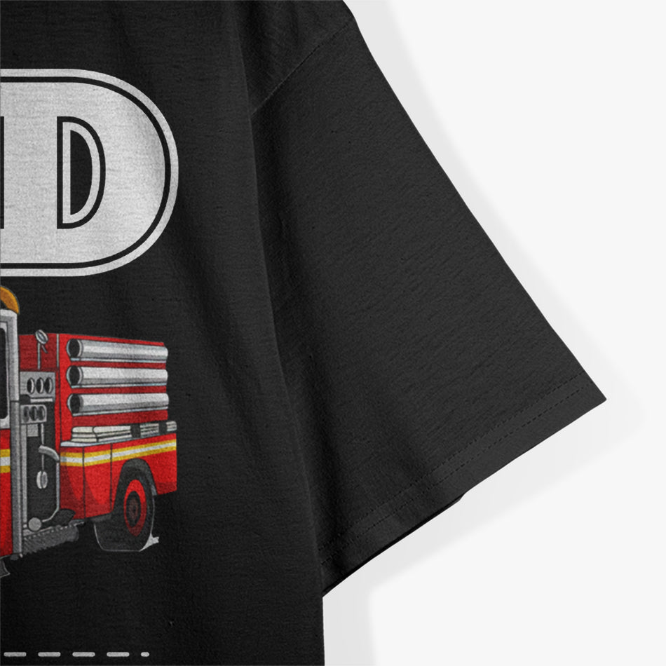 Dad Birthday Crew: Proud Firefighter Celebration T-Shirt
