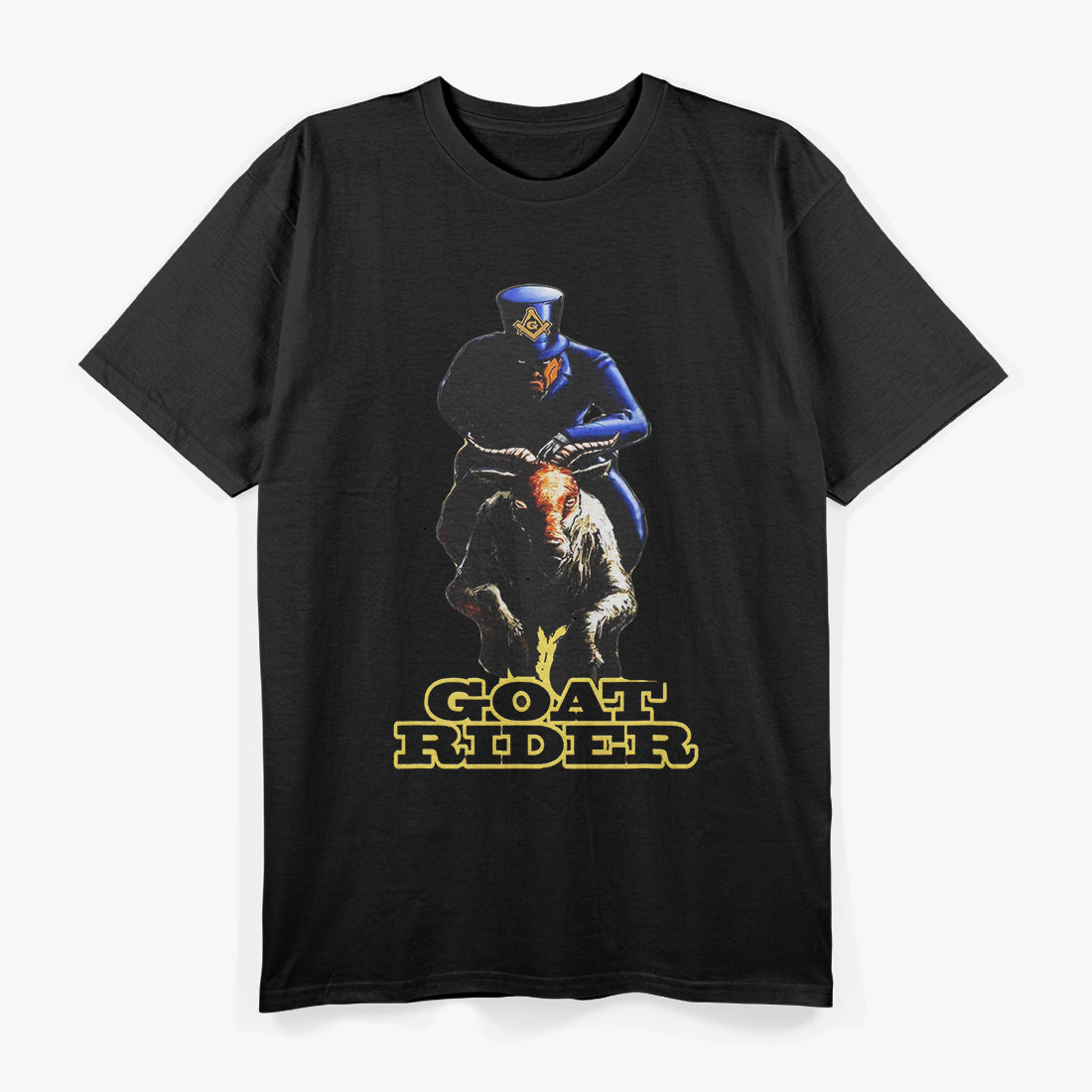 Masonic Goat Rider: Symbolic & Mysterious T-Shirt