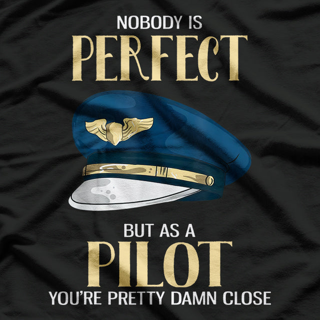Nobody Is Perfect, But As a Pilot, You’re Pretty Damn Close T-Shirt