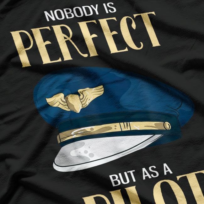 Nobody Is Perfect, But As a Pilot, You’re Pretty Damn Close T-Shirt