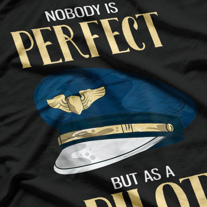 Nobody Is Perfect, But As a Pilot, You’re Pretty Damn Close T-Shirt