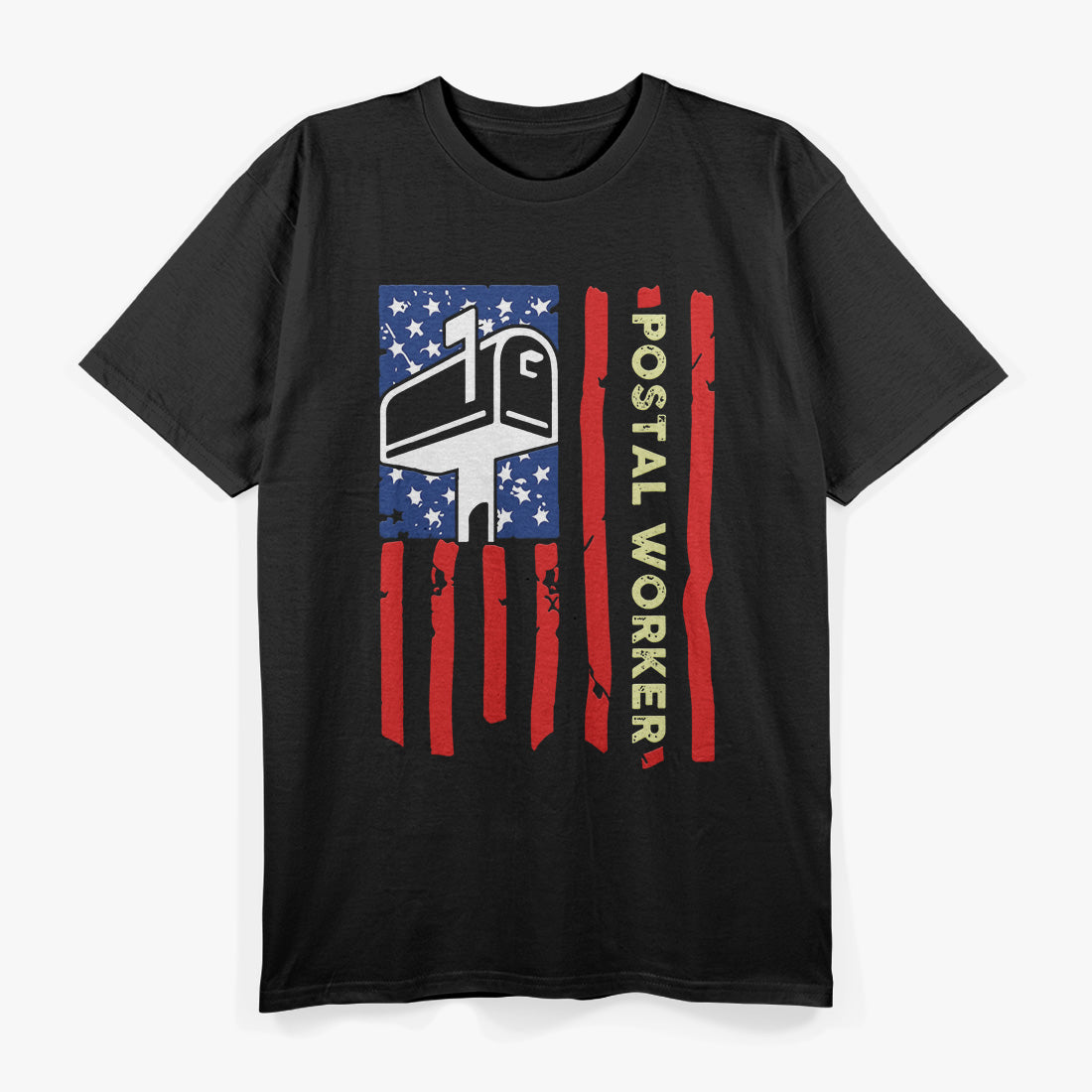 Patriotic Postal Worker: U.S. Mail Carrier Pride T-Shirt