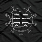 Retro 12AX7 ECC83 Vintage Tube Amplifier T-Shirt