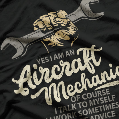 Aircraft Mechanic Vintage Aviation Repair T-Shirt