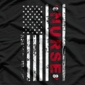 American Nurse Flag RN Nurse MD Shirt Medical T-Shirt