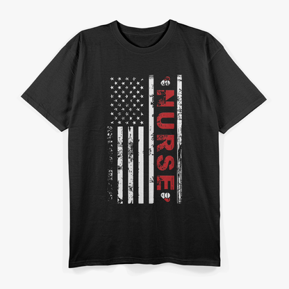 American Nurse Flag RN Nurse MD Shirt Medical T-Shirt