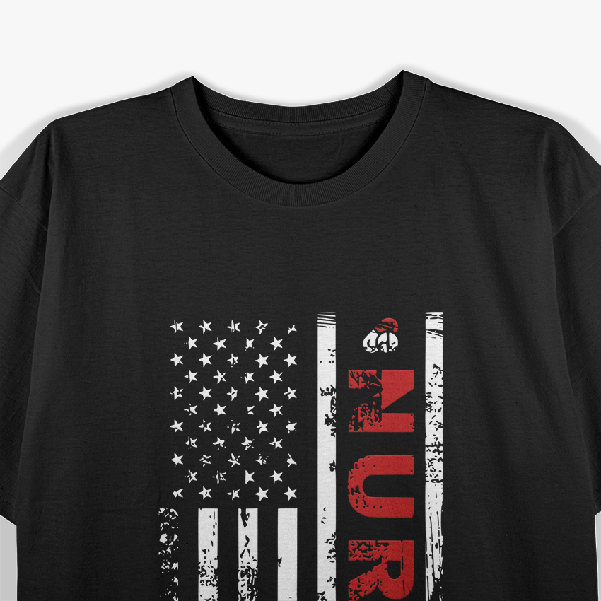 American Nurse Flag RN Nurse MD Shirt Medical T-Shirt